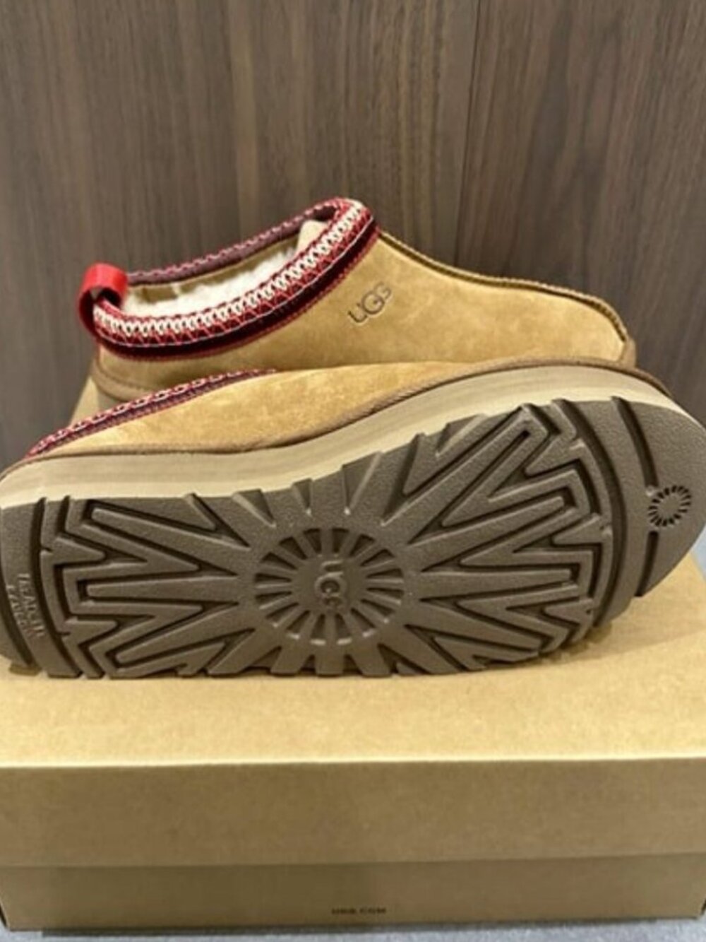 Ugg Tazz Platform Slippers in Chestnut - Picture 6 of 6